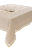 luxurious Linen Tablecloth Set - Panarea - Ponti Home