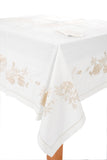 Elegant Embroidered Tablecloth Set - Carmela - Ponti Home